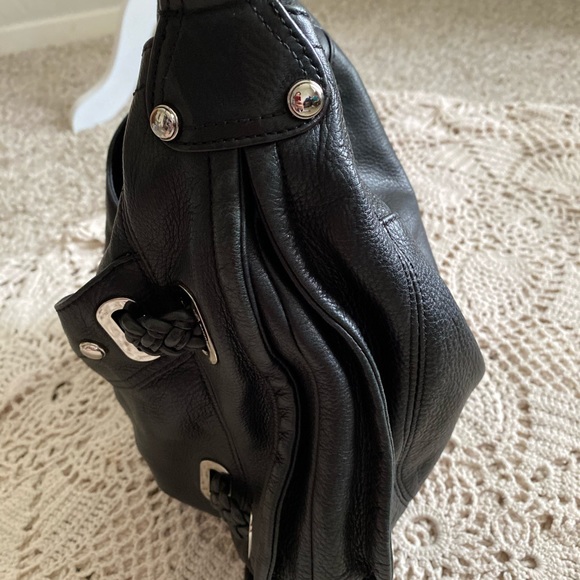 EUC B Makowsky supple black leather bag - Picture 6 of 16